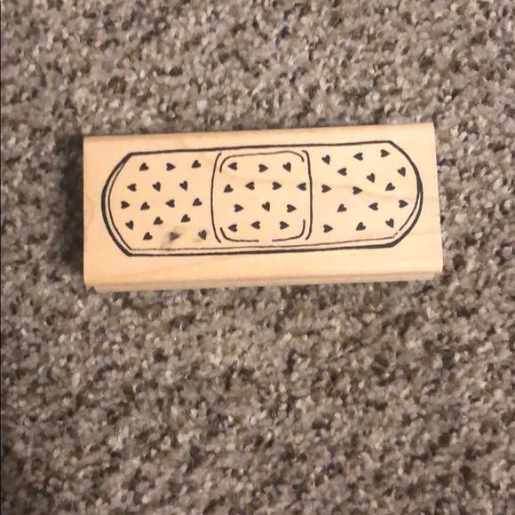 Bandaid Rubber Stamp